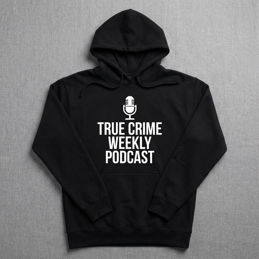 Merchandise mockup example showing branded hoodie created with Nano Banana Pro