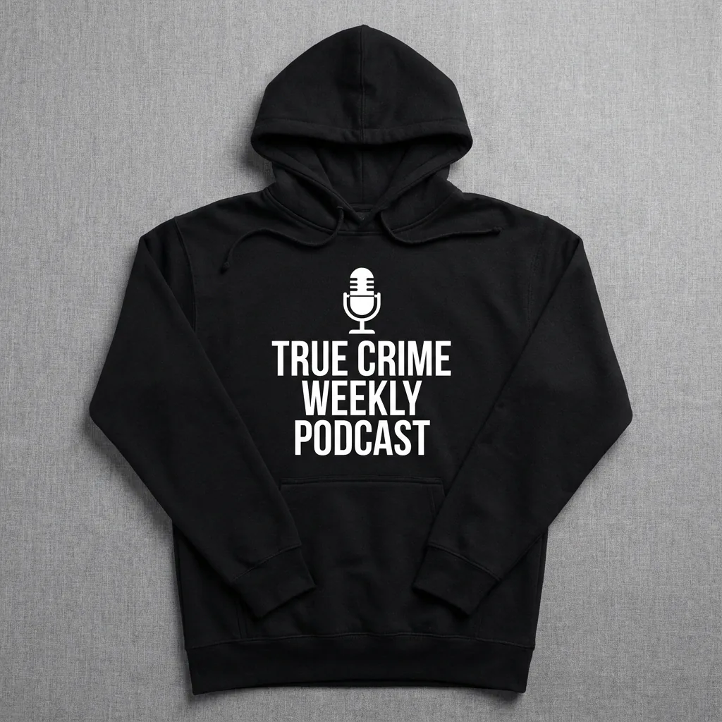Merchandise mockup example showing branded hoodie created with Nano Banana Pro