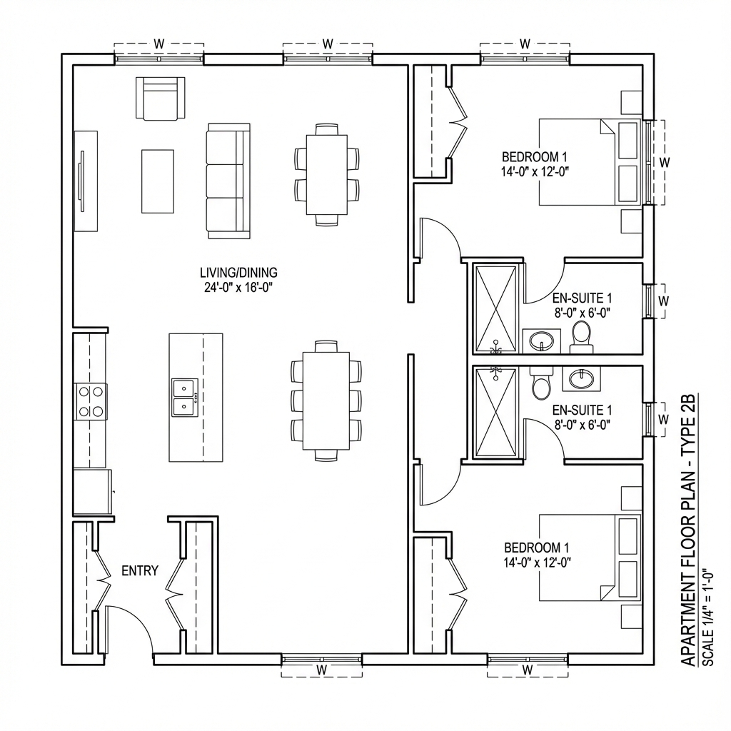 Architectural floor plan diagram created with Nano Banana Pro